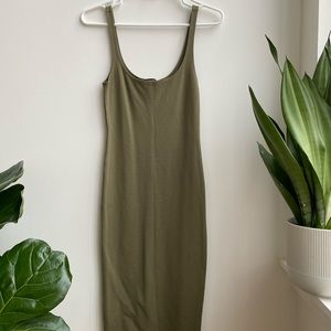 Forever 21 fitted midi dress